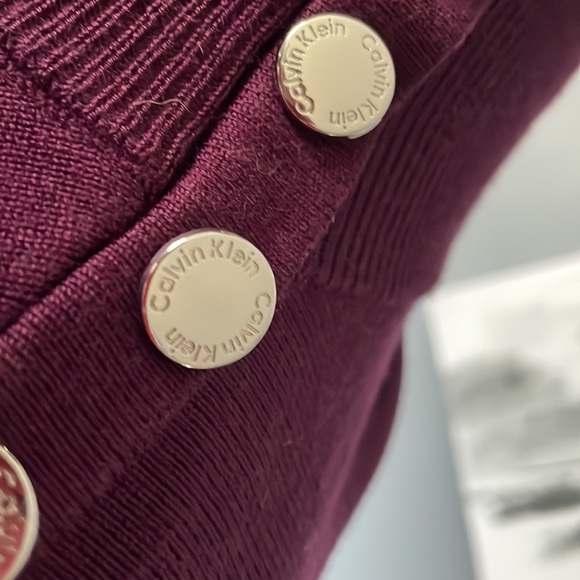 This is beautiful plum sweater with fashionable style for back to school girls - Picture 2 of 5